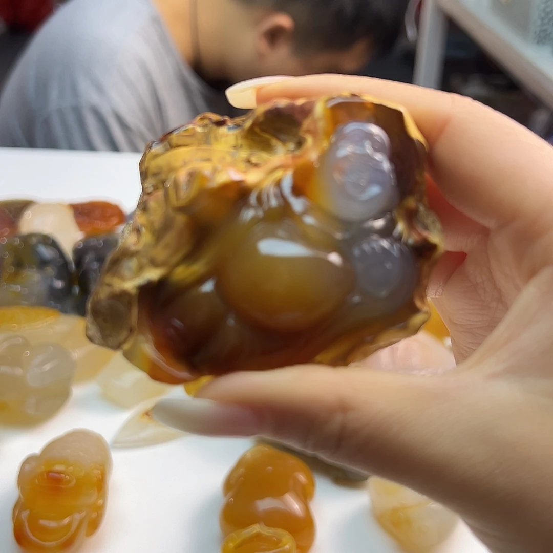 玛瑙/玉髓未镶嵌吊坠(不含链)