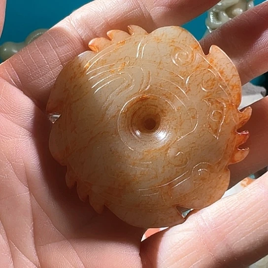 和田玉（糖玉）挂件未镶嵌