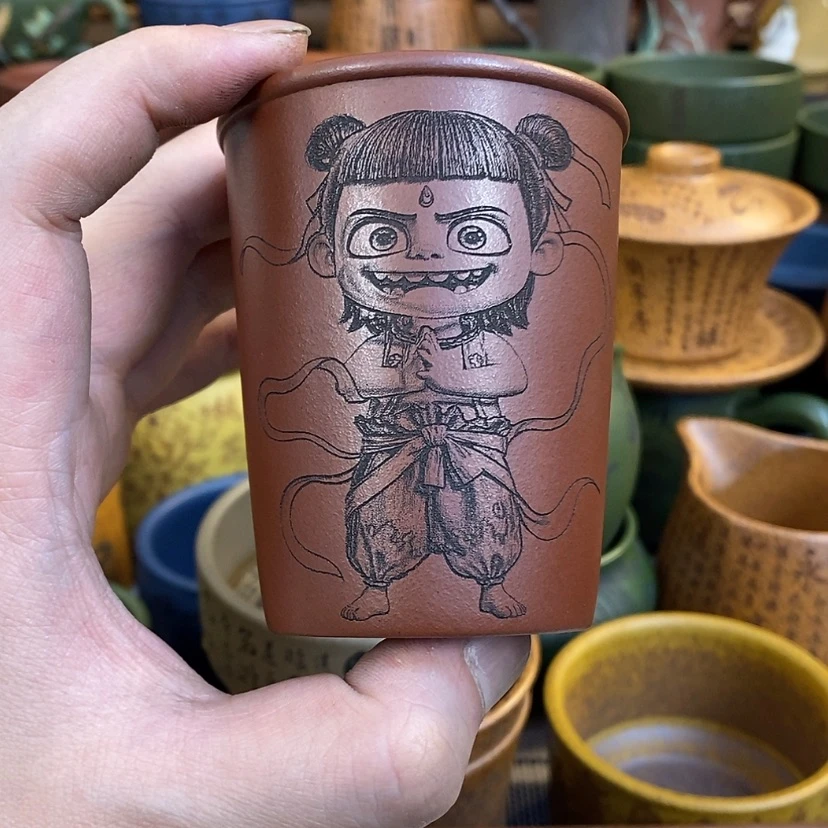 【闪购商品】紫砂杯子宜兴全手工紫砂杯