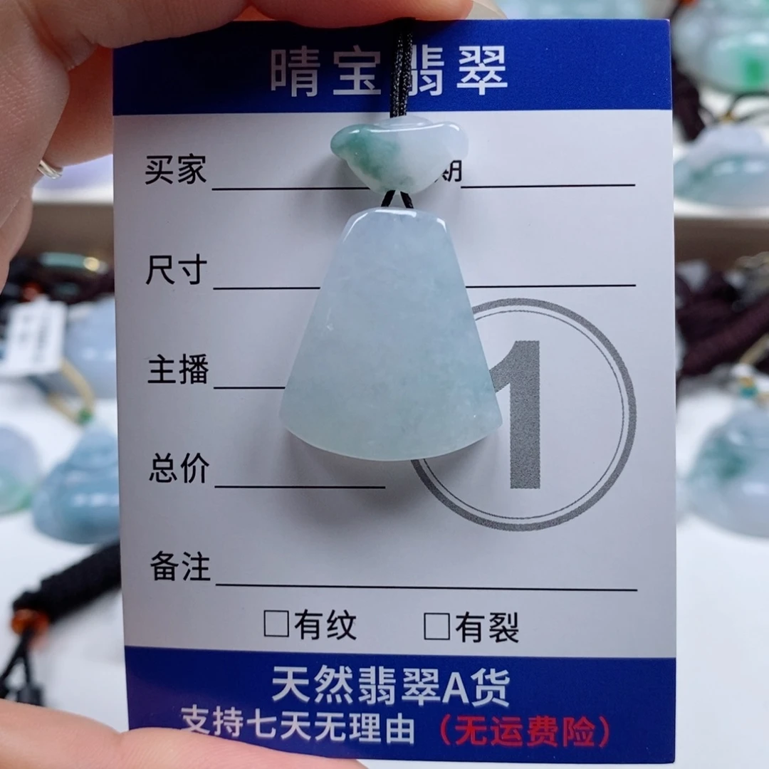 这***雨翡翠未镶嵌颈饰天然翡翠