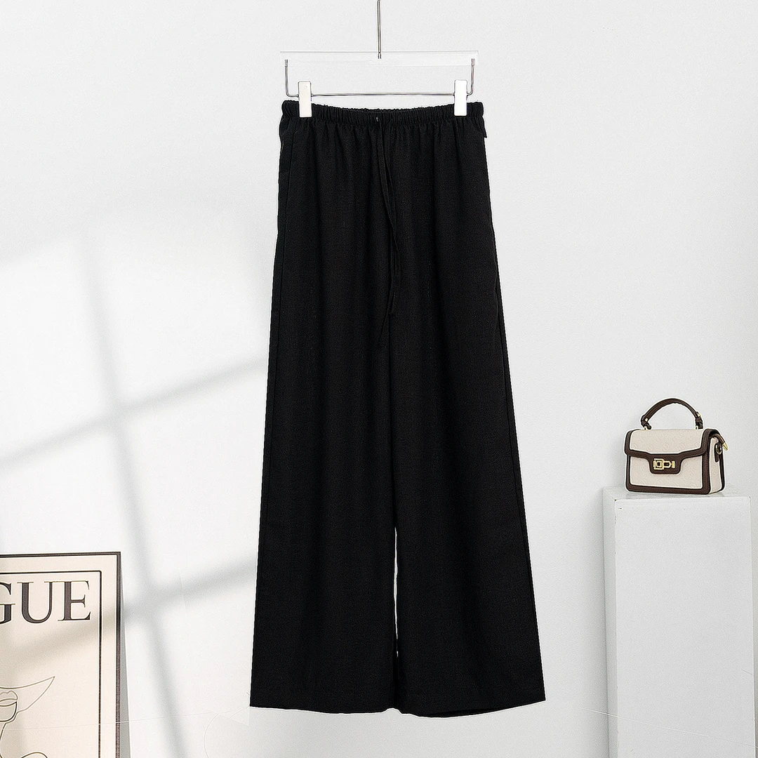 无印心匠C6551-1 女装休闲裤休闲舒适夏季薄款垂顺感裤子K1691