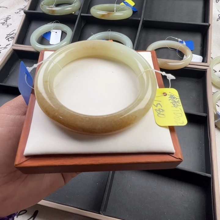 未镶嵌手镯和田玉玲珑美镯57.9