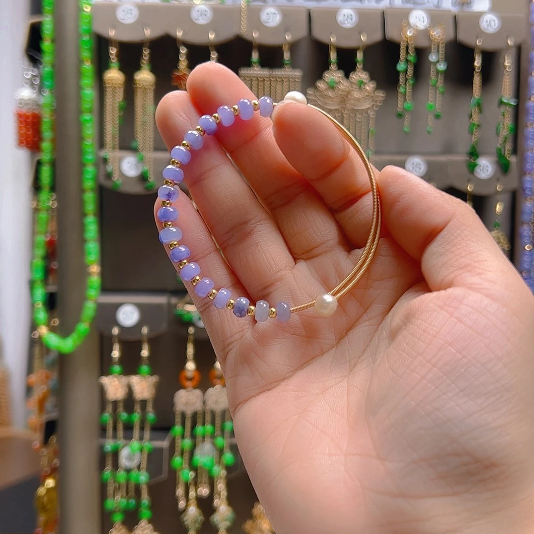 翡翠合金耳坠翡翠