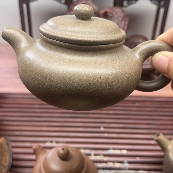 紫砂茶壶青段高温仿古，有一粒崩砂