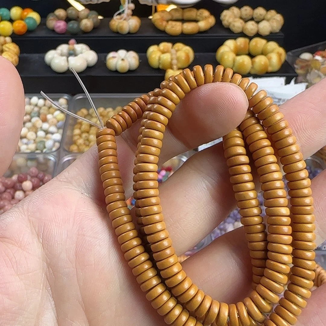 手串菩提根/象牙果卡6橄榄隔片一条（200颗）