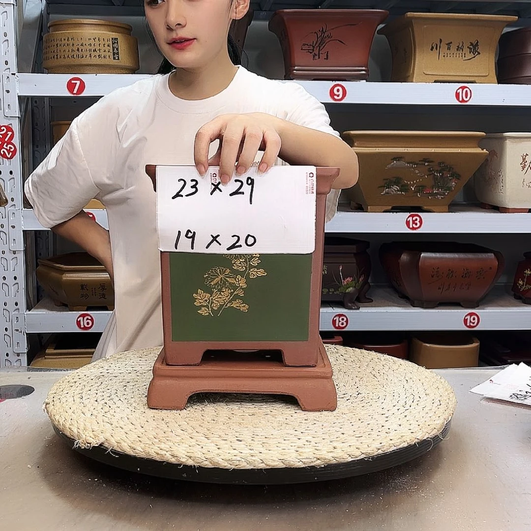 紫砂花盆紫砂花盆