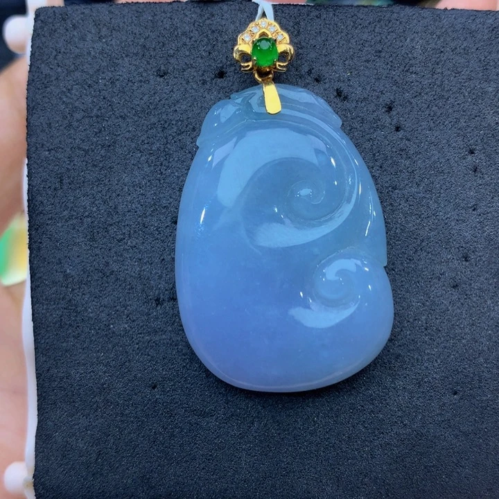 18K金镶嵌手链翡翠翡翠