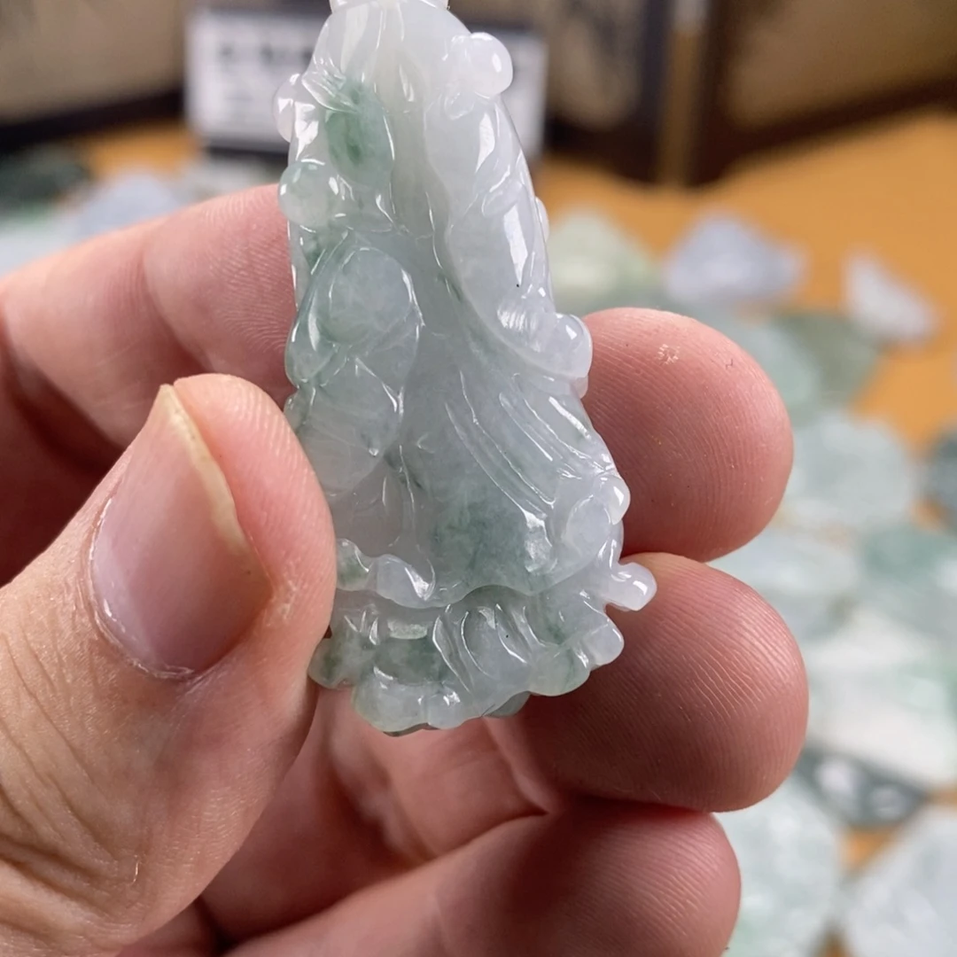 颈饰未镶嵌翡翠翡翠