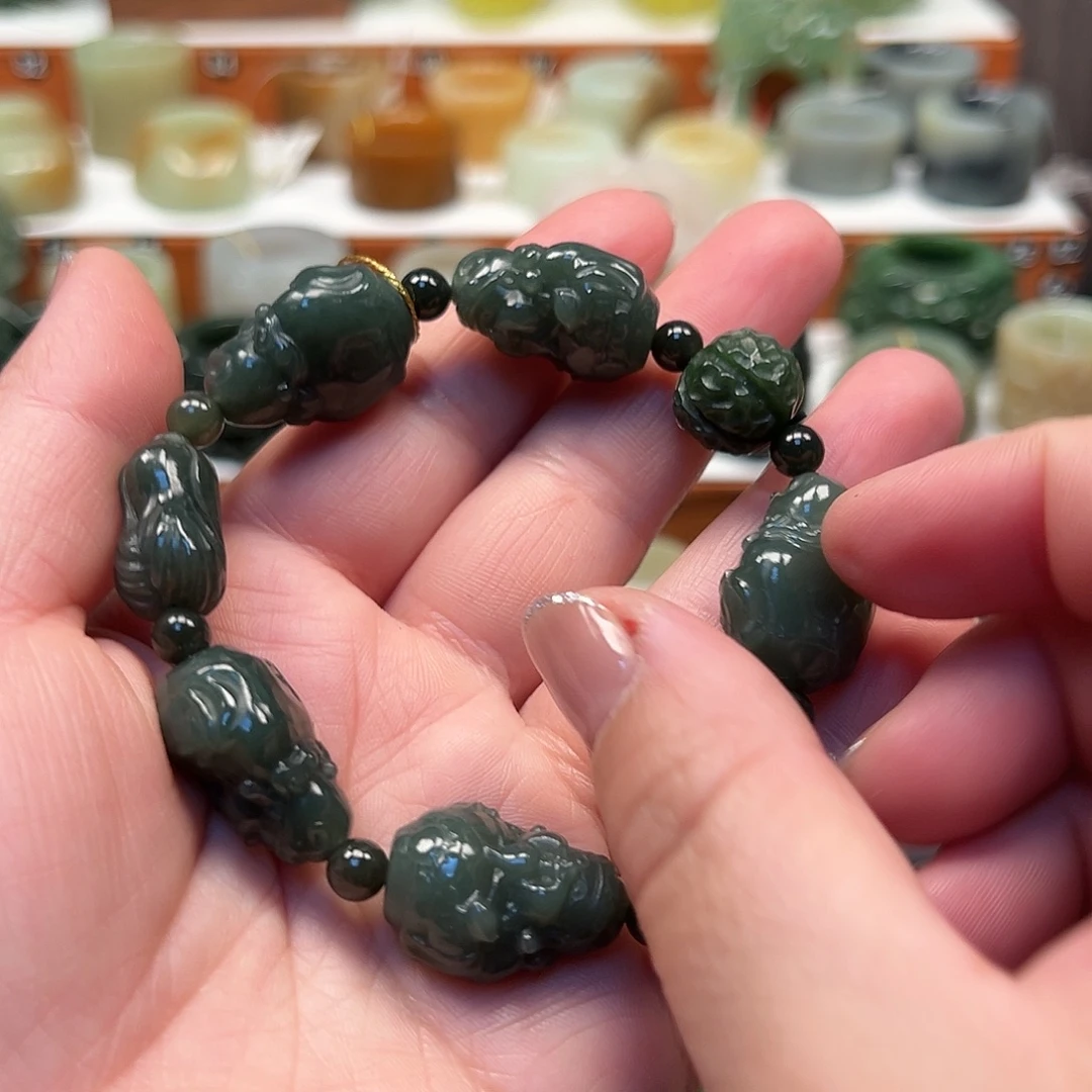 和田玉（糖玉）未镶嵌手链