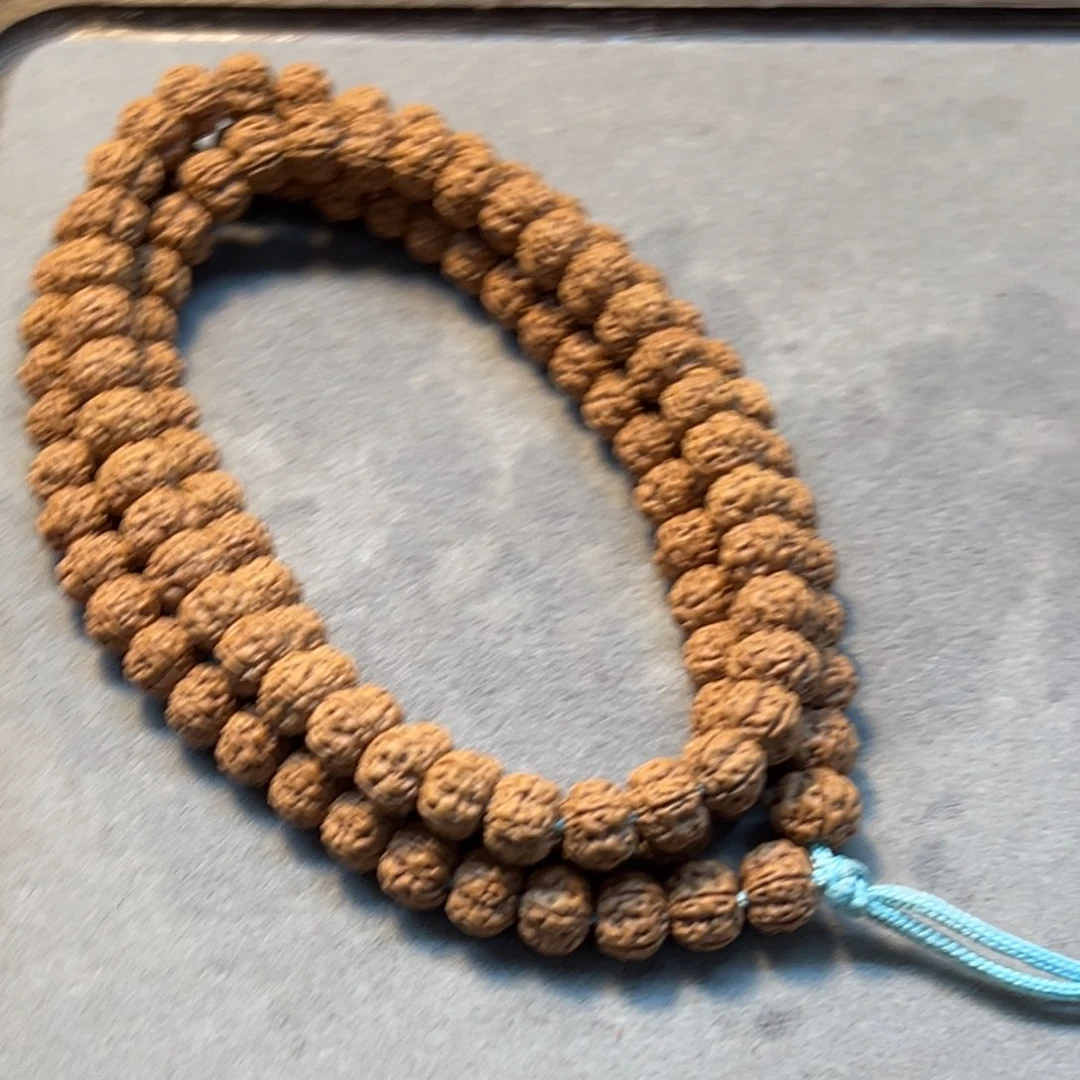 吊坠金刚菩提爆肉双龙纹梅花