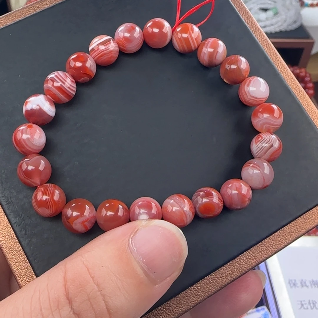 南红玛瑙未镶嵌手链
