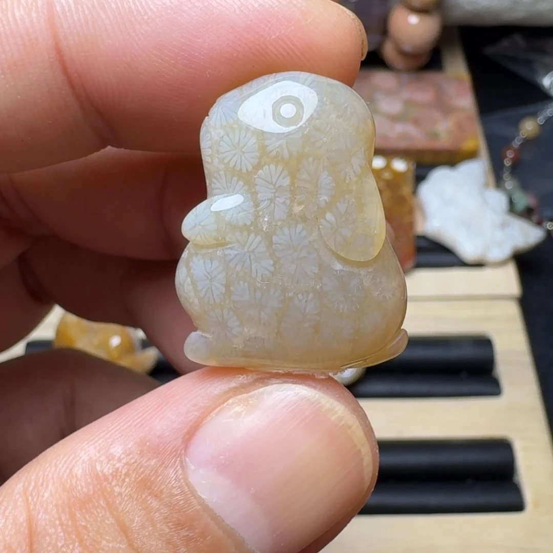 硅化玉未镶嵌纯天然色有机玉石保真色