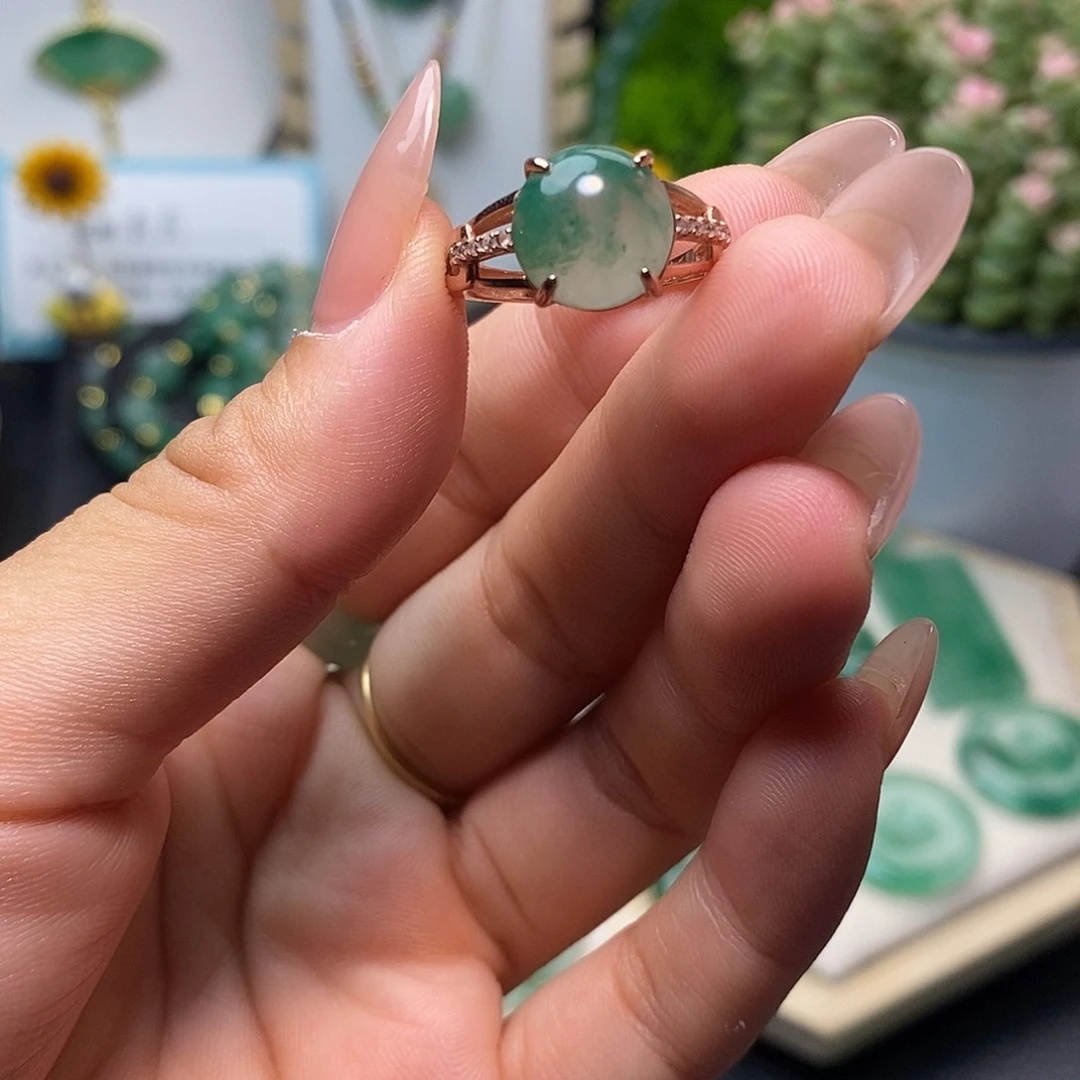 合金石英质玉戒指