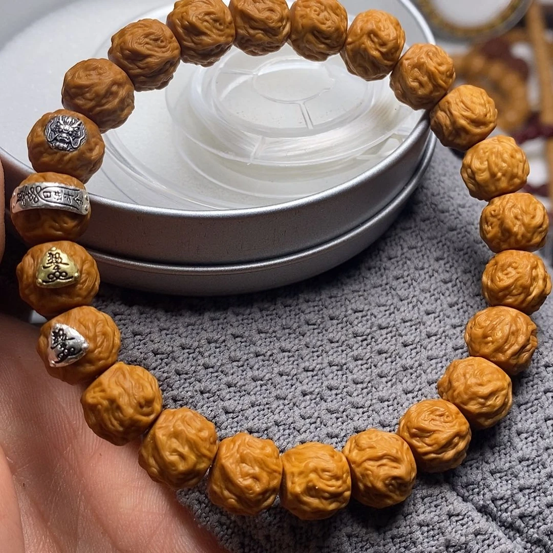 猴头核桃手串qpq10-11龙蛇之变高配28号