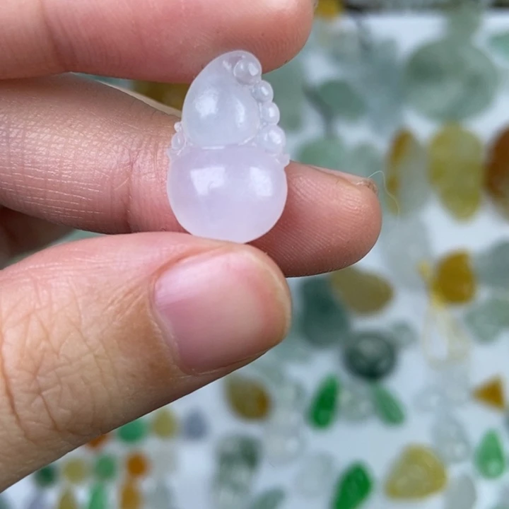 定制翡翠未镶嵌葫芦