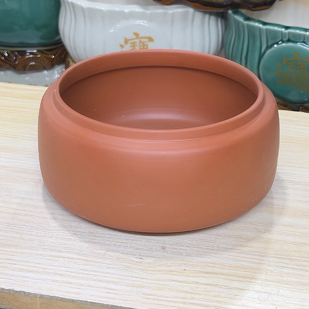 陶瓷绿植多肉微瑕花盆口径15*8.5无孔