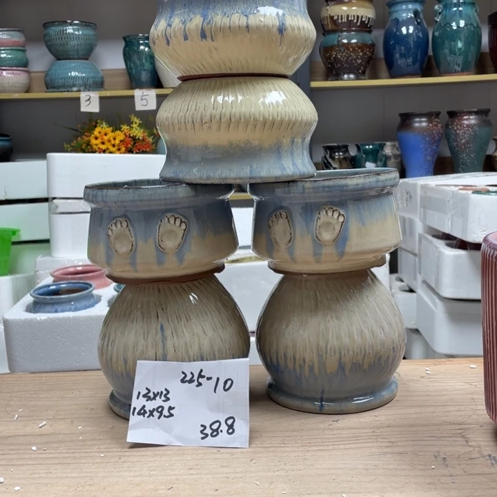 紫砂花盆多肉花盆微瑕10