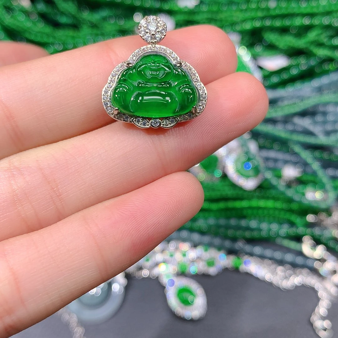 翡翠戒指未镶嵌天然翡翠