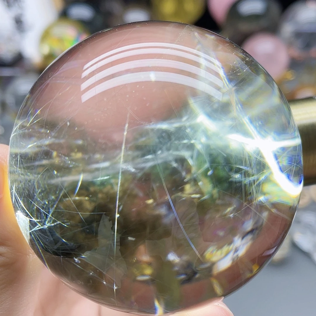 未镶嵌珠宝半成品水晶天然水晶高货67.7mm