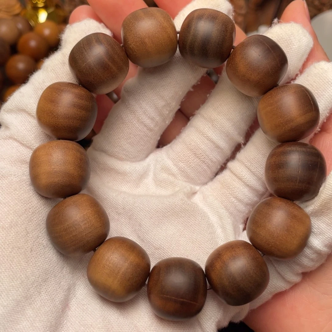 檀香木手串/手链鹅*鹅迈索尔老山檀17/18瑕福利