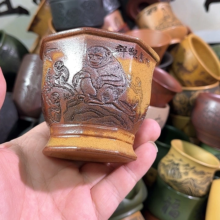 茶杯紫砂全手工紫砂主人杯