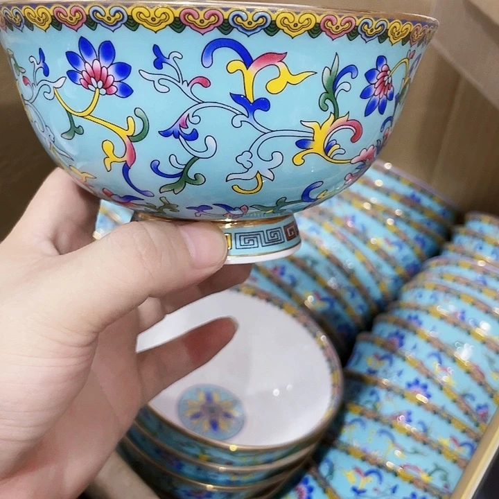 .***生10个5英寸图中碗…………