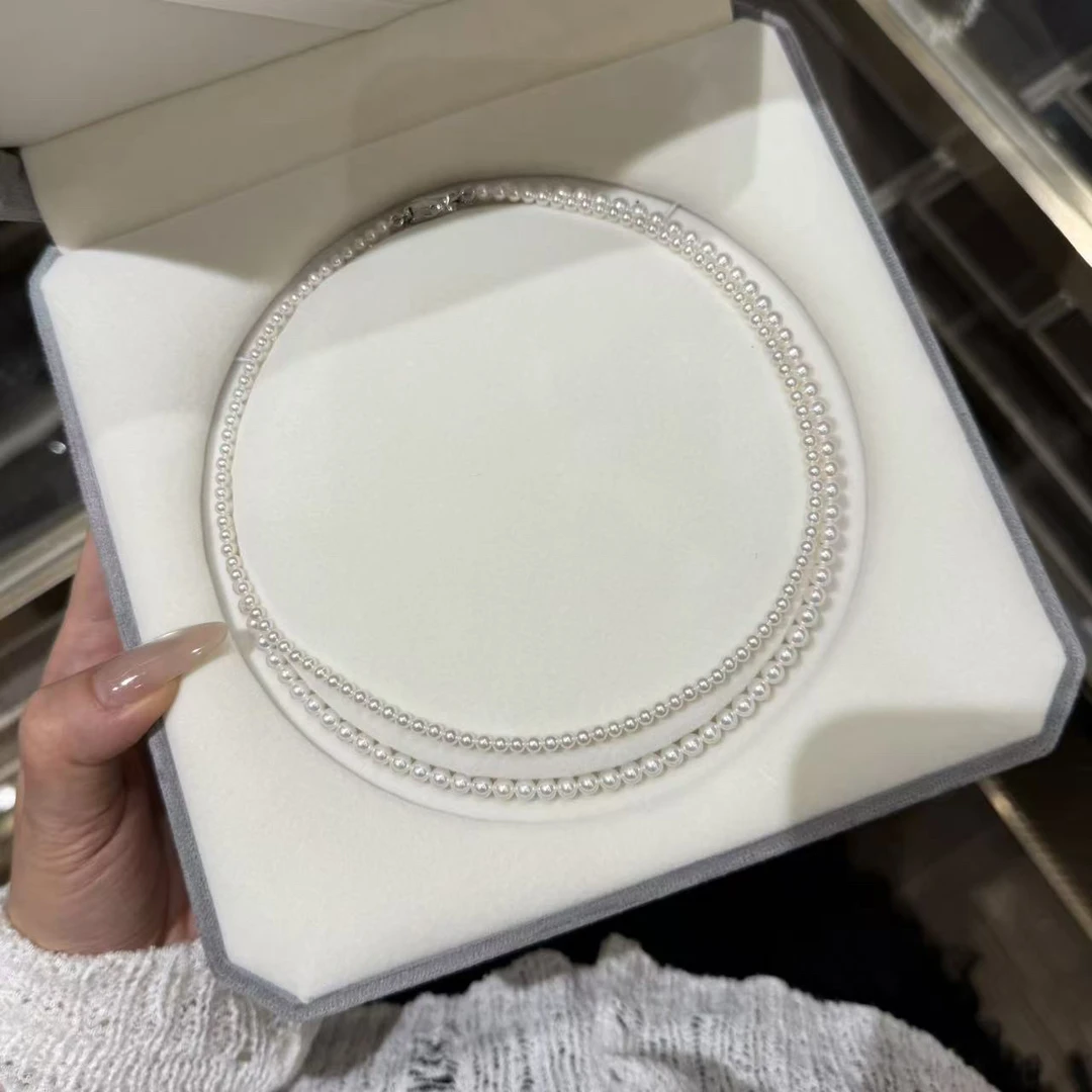 天然珍珠双层项链