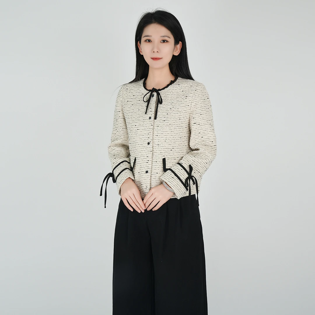 浒城古娘国风中长款秋季气质长袖复古百搭小香风女外套WH05006873