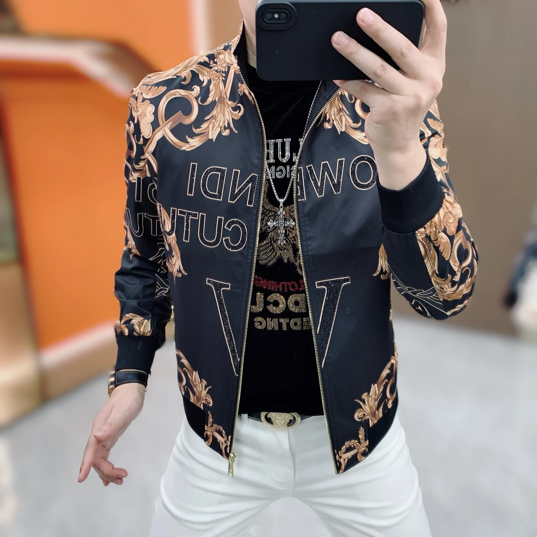 阿凯严选-欧货秋季新款男士爆款时尚修身百搭休闲潮流夹克外套