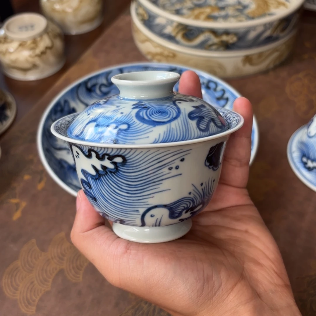 摆件景德镇手绘茶器