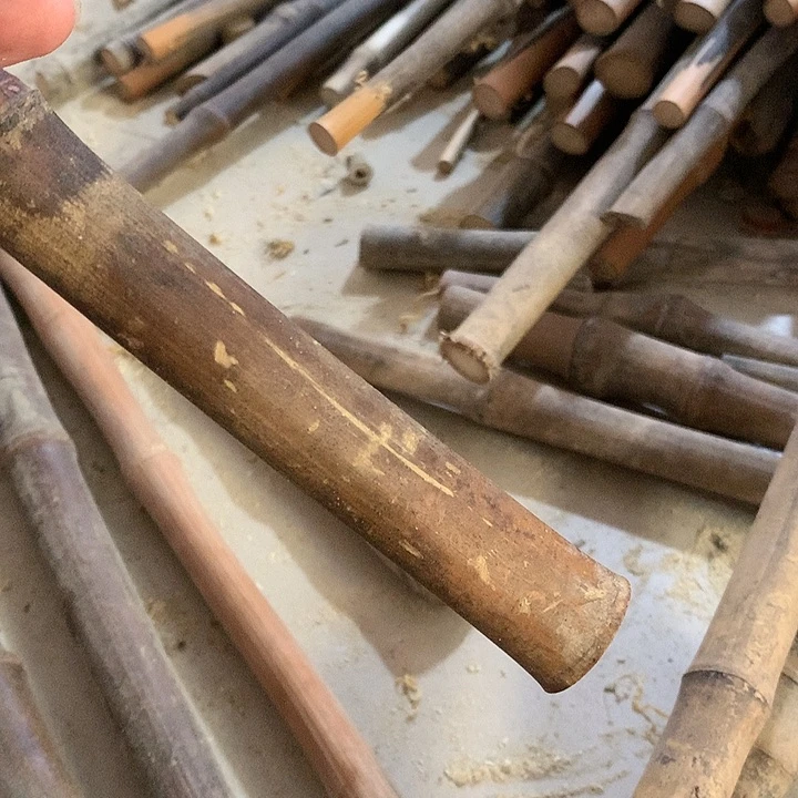 【闪购商品】暗*实心玉竹红皮喇叭口扁