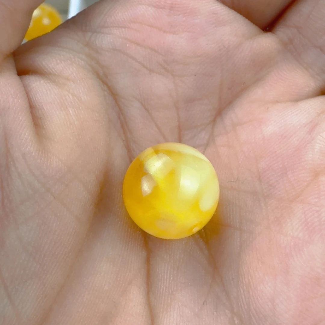 裸石蜜蜡未镶嵌微粉 12mm