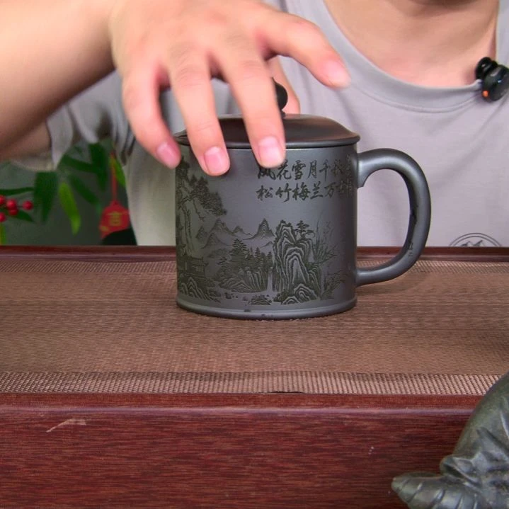 茶杯紫砂高货放漏