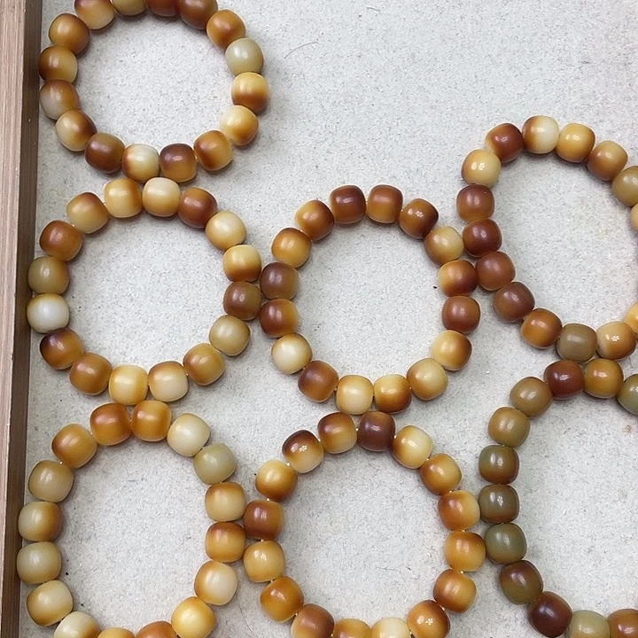 菩提根/象牙果吊坠手工干磨3000目卡13