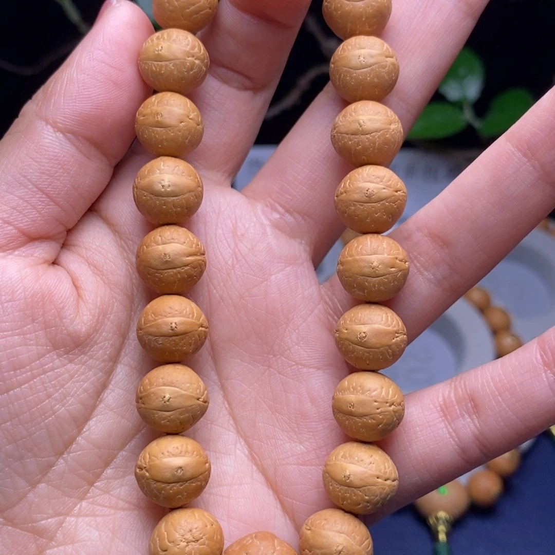 凤眼菩提吊坠12.5手串