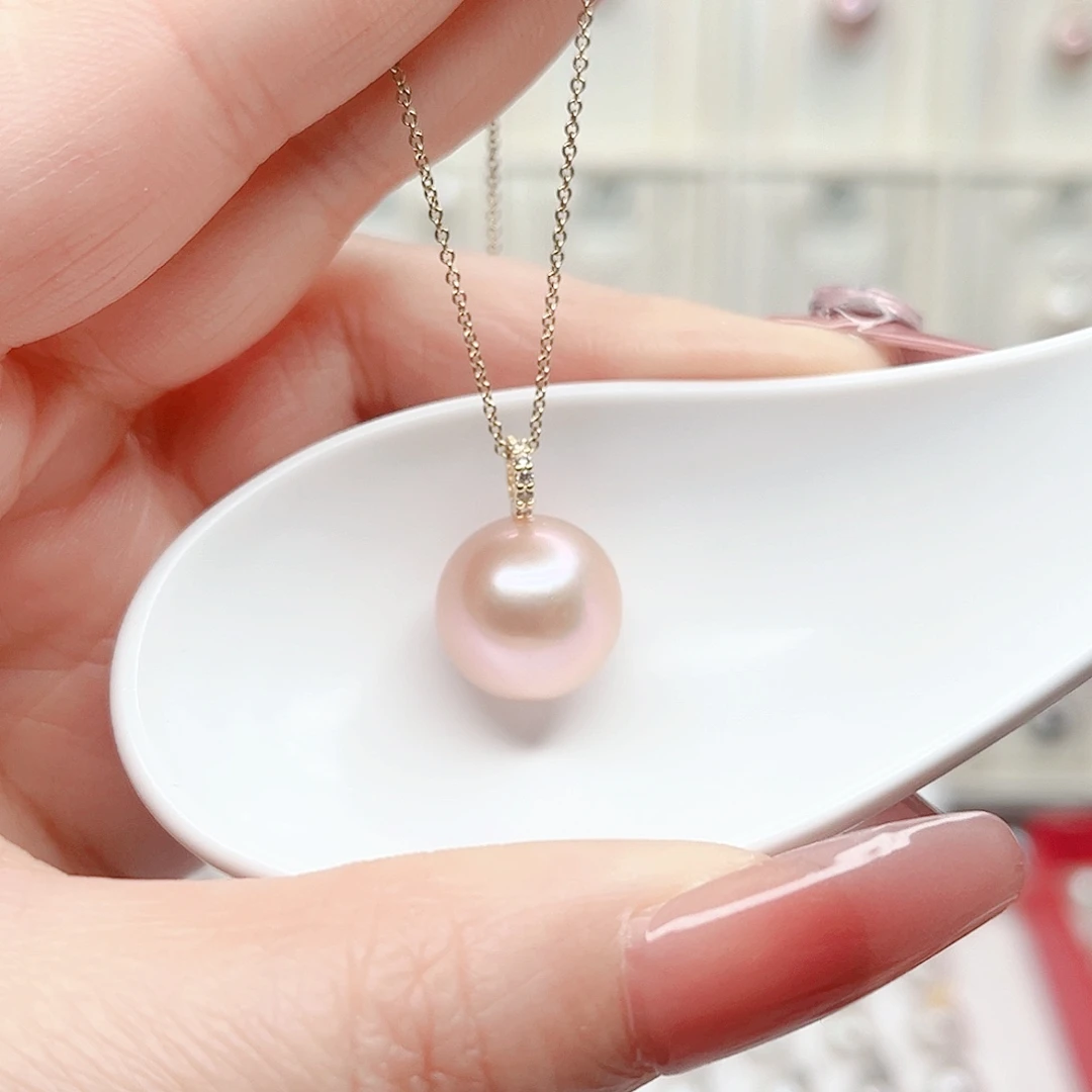 合金淡水珍珠吊坠(赠链)