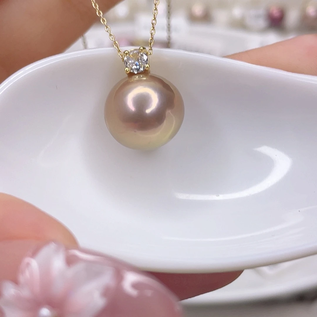 淡水珍珠未镶嵌吊坠(赠链)
