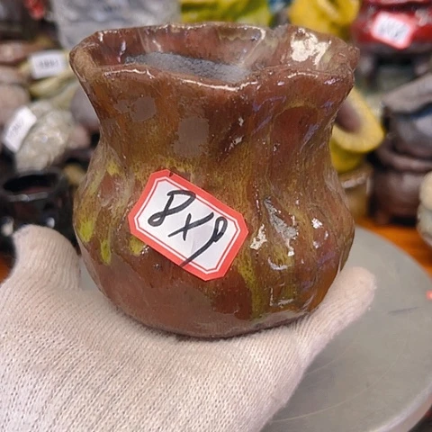 粗陶花盆手工花盆制作就这样
