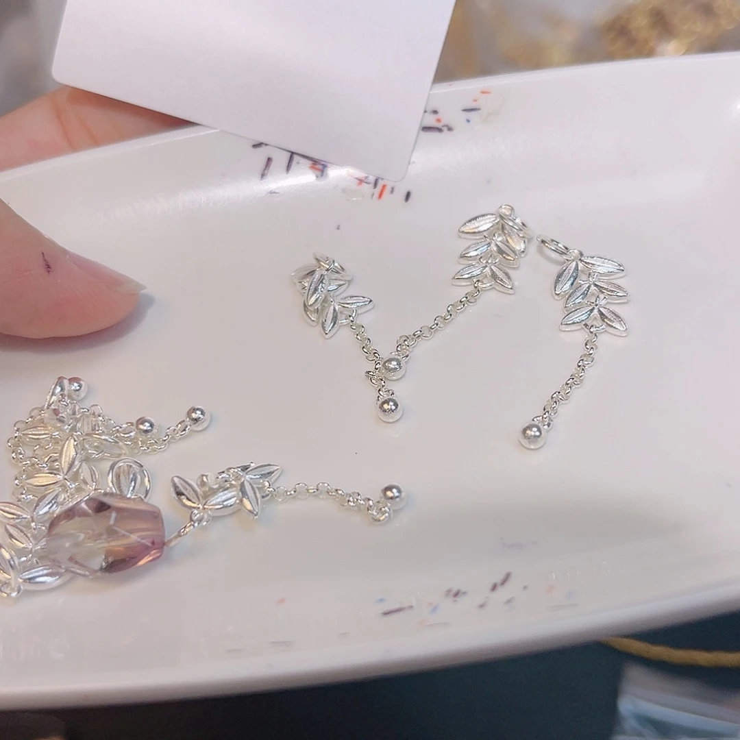 水晶珠宝半成品银S925镶嵌83