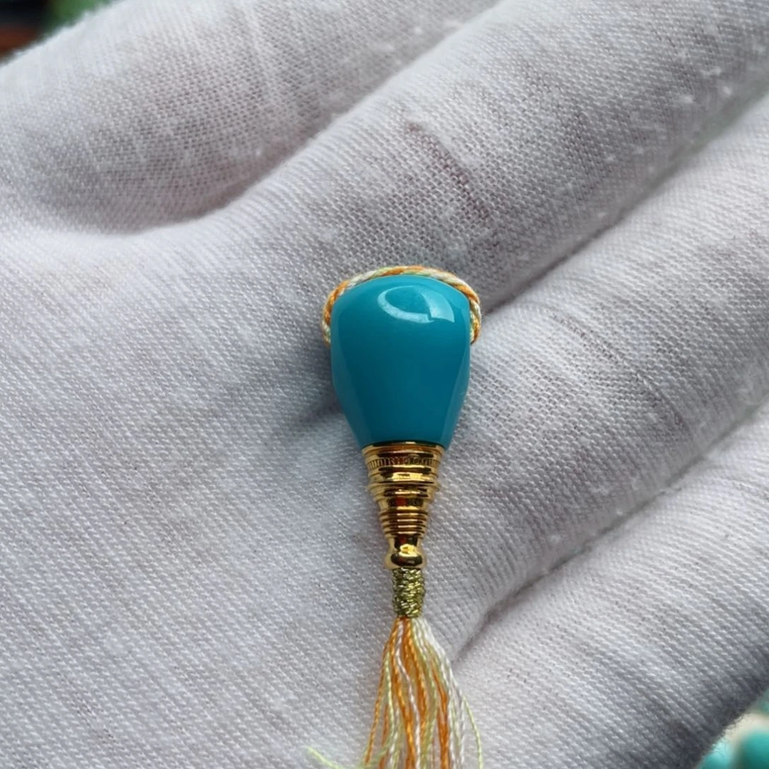 18K金镶嵌绿松石珠宝奇石