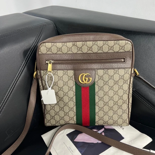 95新 GUCCI/古驰 捐金沉珠/相机包单肩