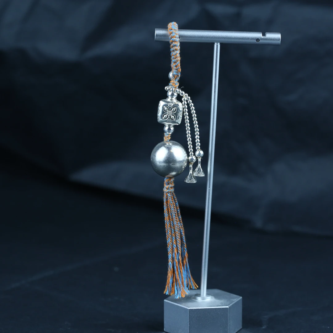 925银银制品 时尚长款古典纯银挂件银饰品