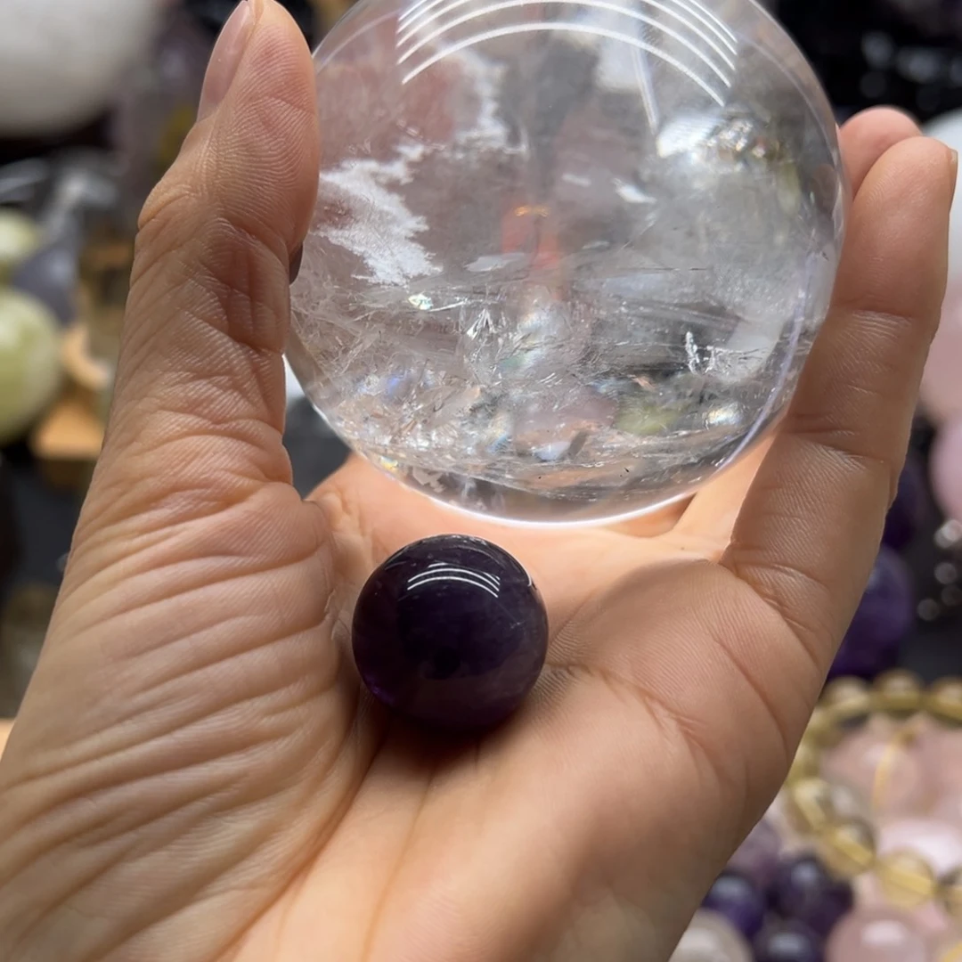 水晶珠宝半成品未镶嵌青*7.7