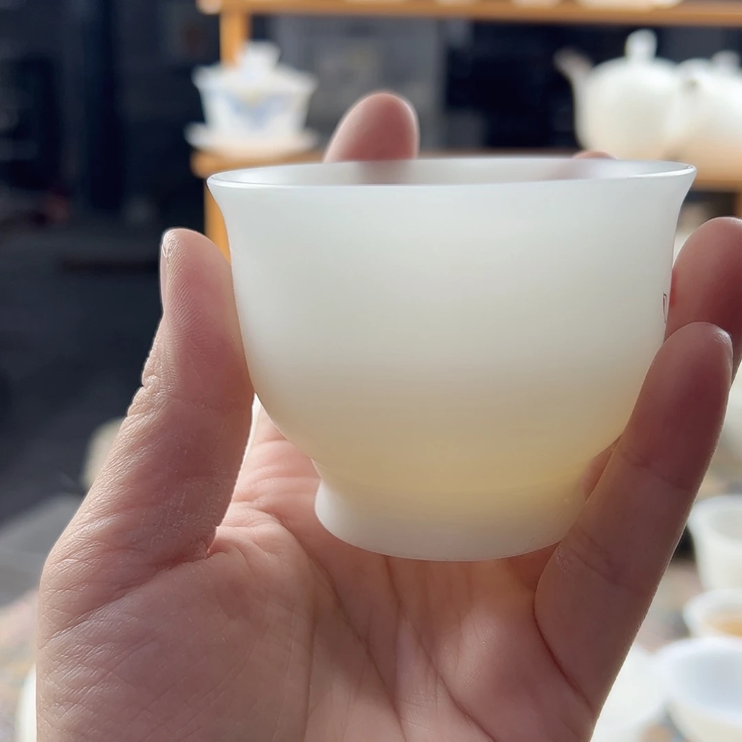 素烧璞玉压手杯120ml