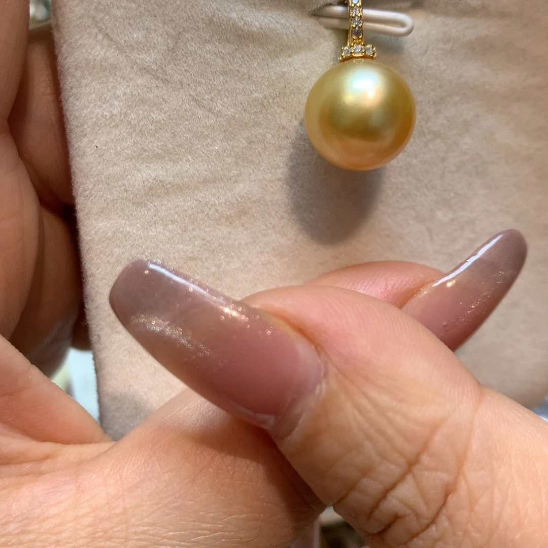 海水珍珠颈饰银S925镶嵌