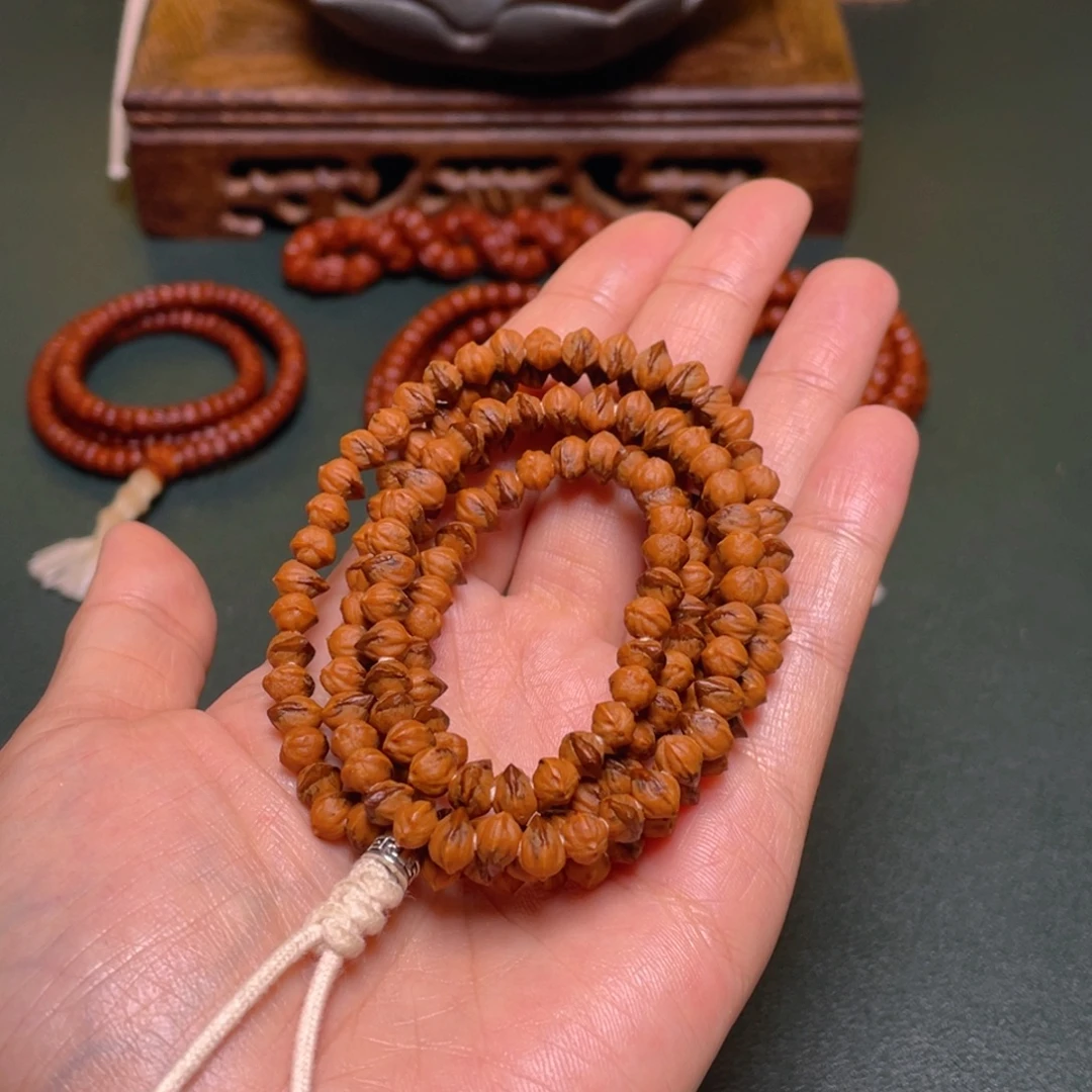 柏香籽/百香籽吊坠红牙长串