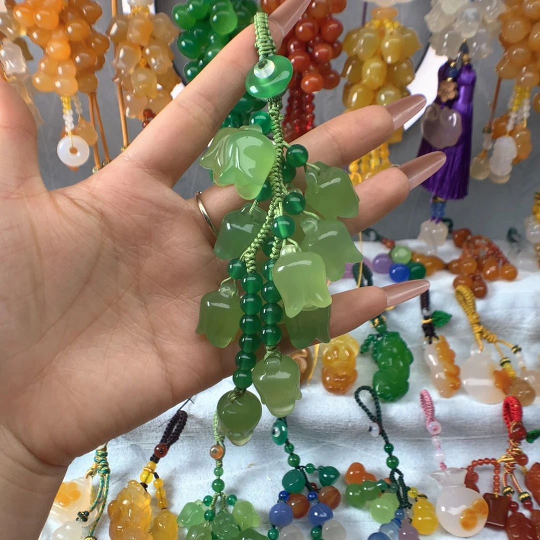 玛瑙/玉髓吊坠(不含链)未镶嵌好*伙