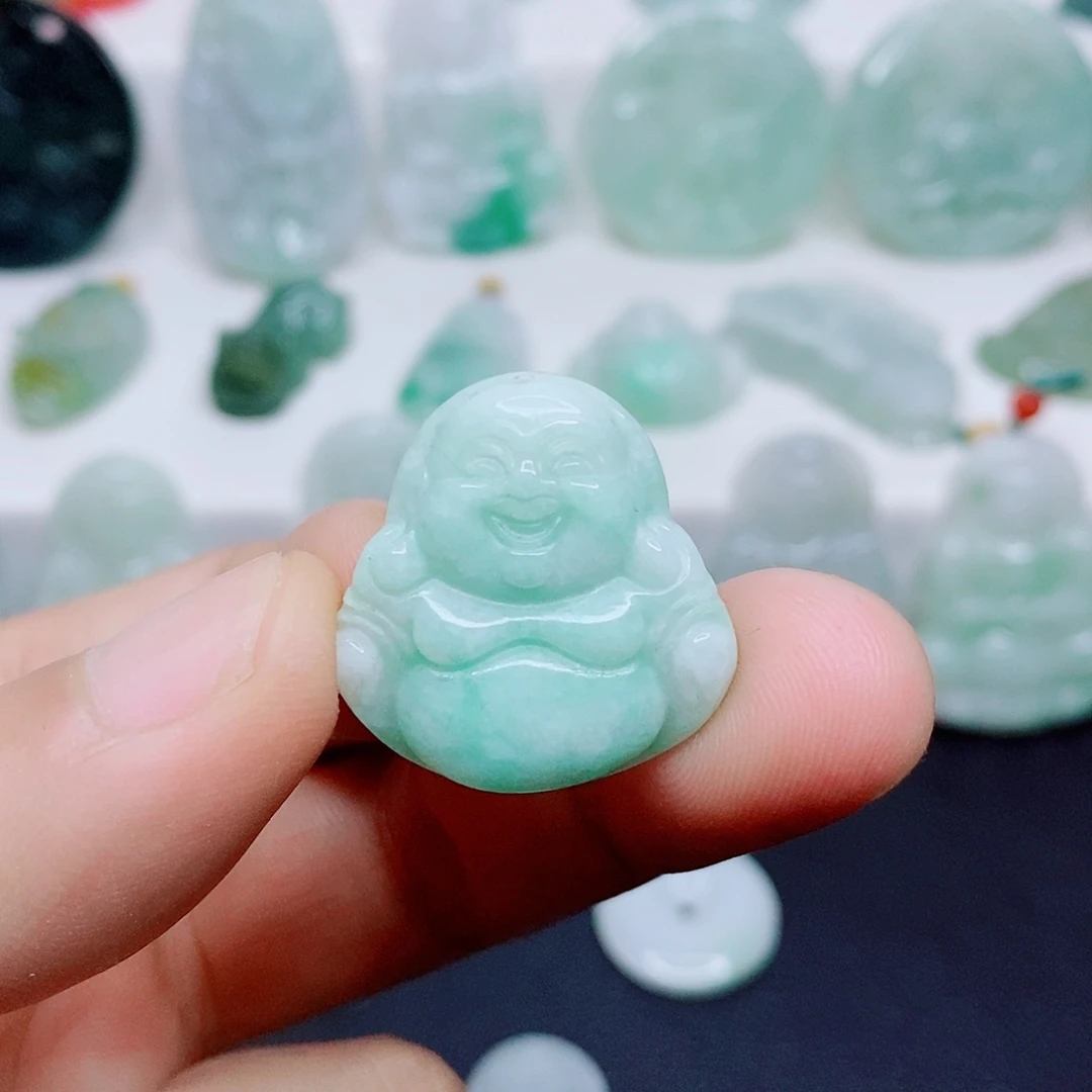 翡翠未镶嵌颈饰吊坠