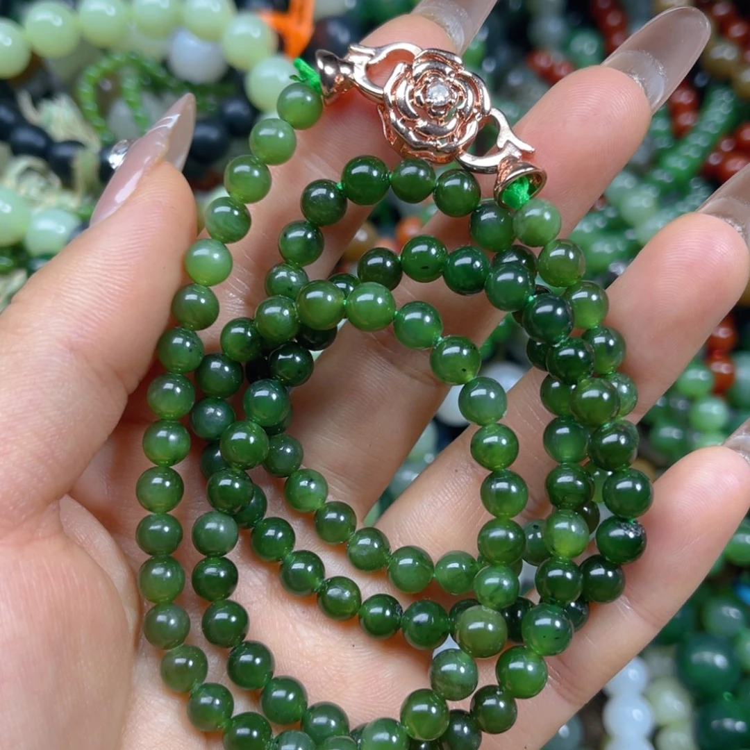 和田玉未镶嵌手链