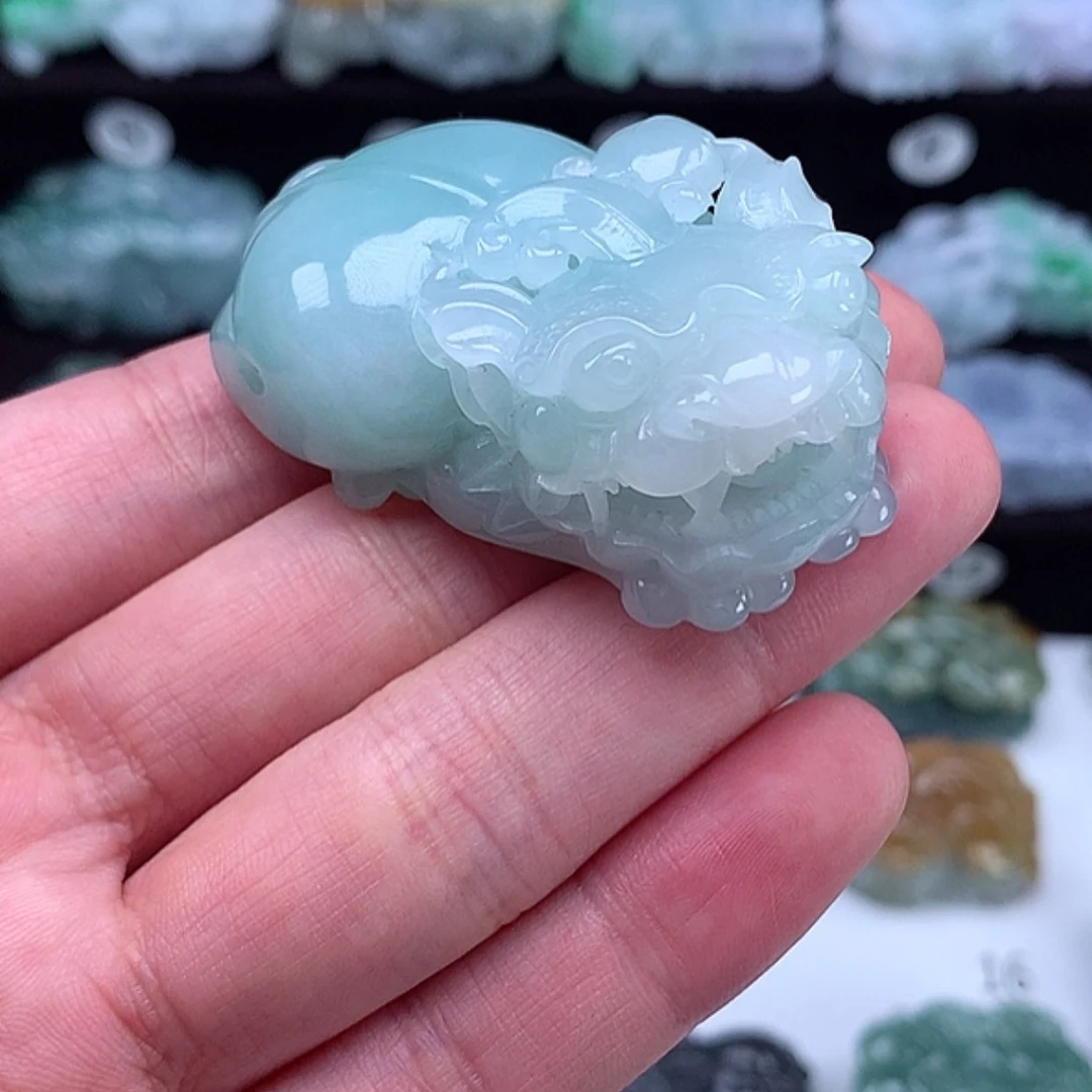 【闪购商品】翡翠颈饰未镶嵌貔貅